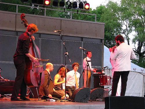 Bell Orchestre @ Harbourfront: photo by Michael Ligon