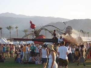 livin' it up at Coachella 2004: photo by Mike Ligon