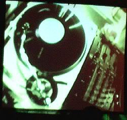 video screen @ Kid Koala show @ Harbourfront: photo by Mike Ligon