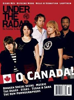 Under The Radar magazine cover - 'O Canada' issue