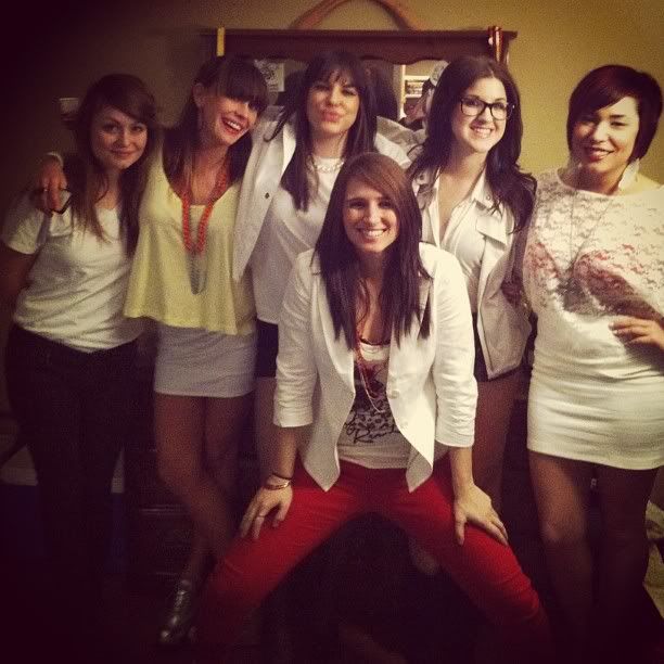girlfriends, white party