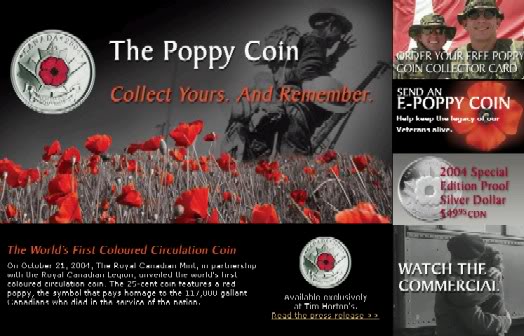 The Royal Mint of Canada celebrates together to remember the 3 wars she partook.