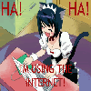 ussing the internet