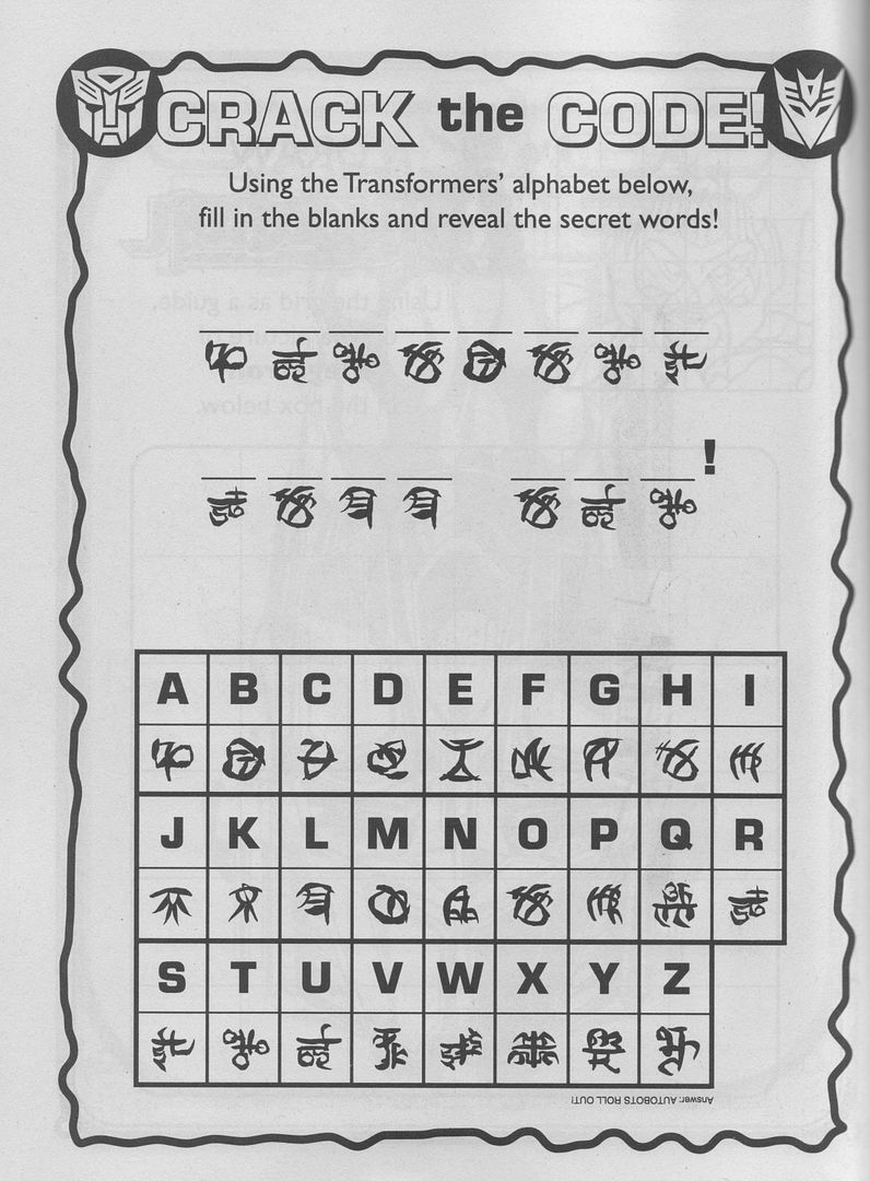 Cybertron Symbols