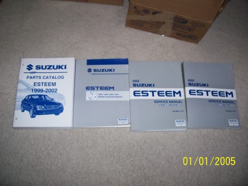Esteem FSM, plus electrical and parts Suzuki Forums