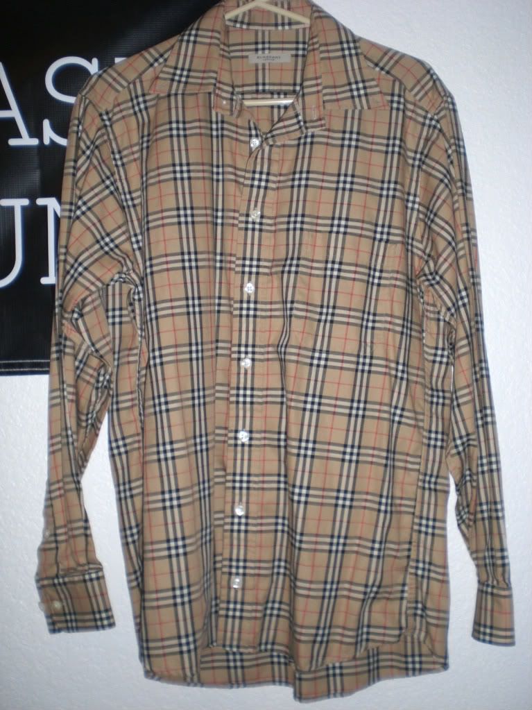 burberry shirt cost