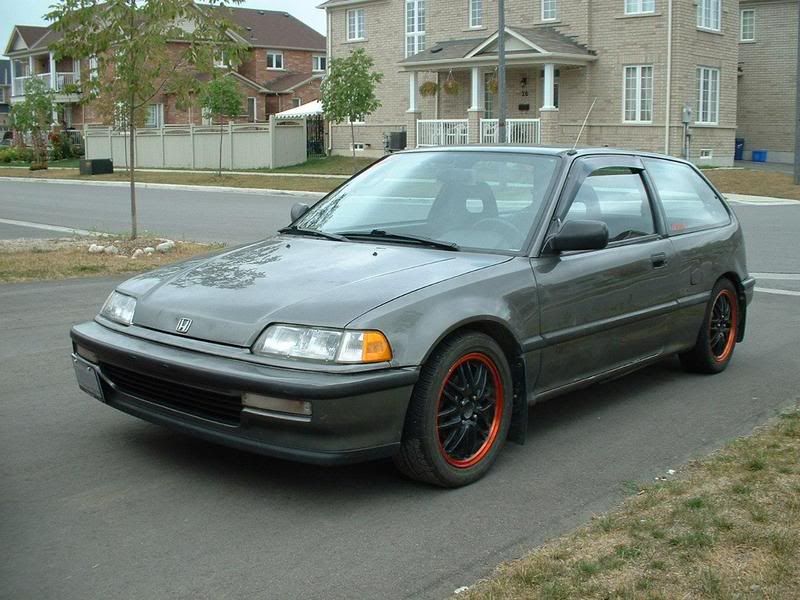 90 Honda civic dx #5