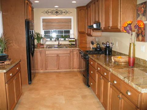 long kitchen design pictures