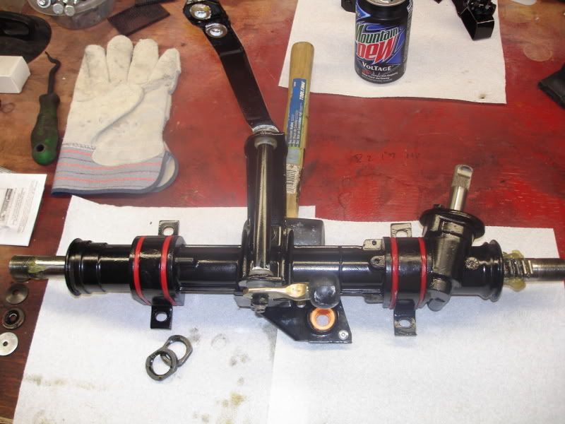 mk1 steering rack tie rod set depth? cast aluminum