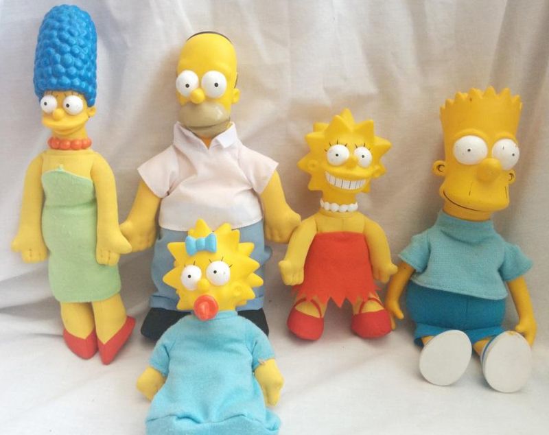 burger king simpsons dolls