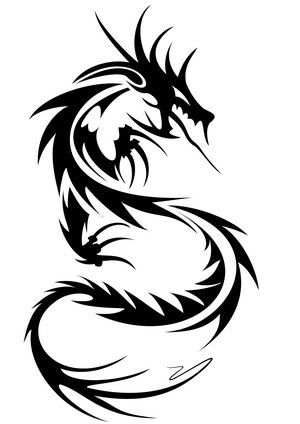 Tribal+dragon+tattoo+arm
