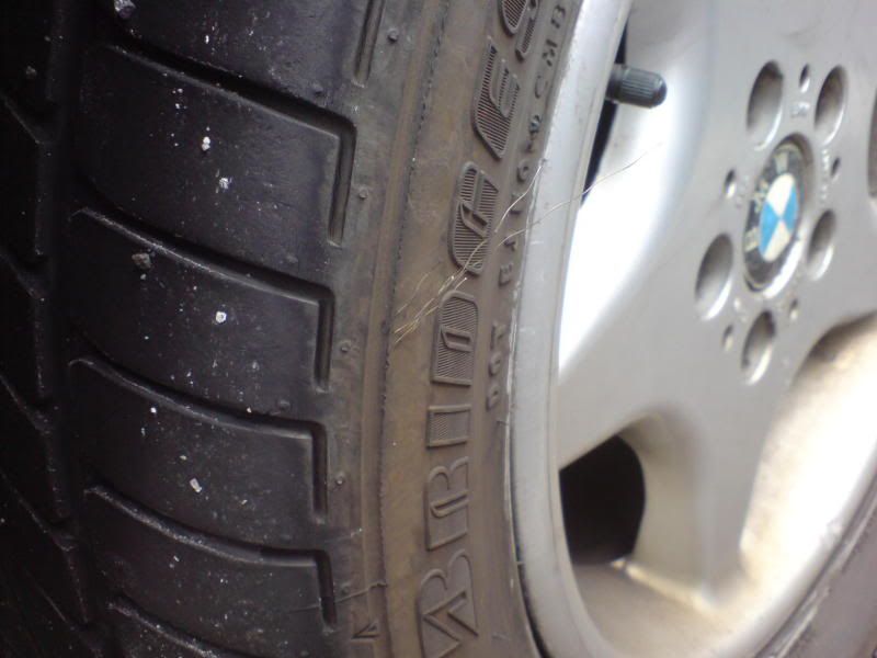 Strange tyre failure?