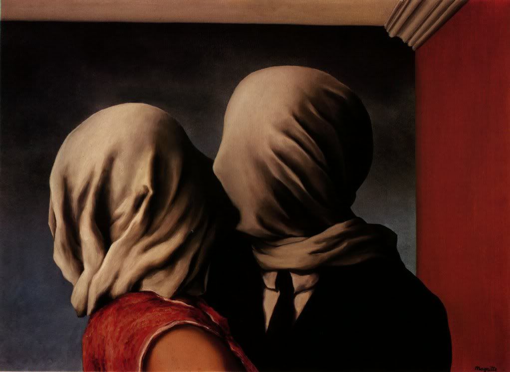 René Magritte - The Lovers 2 Pictures, Images and Photos