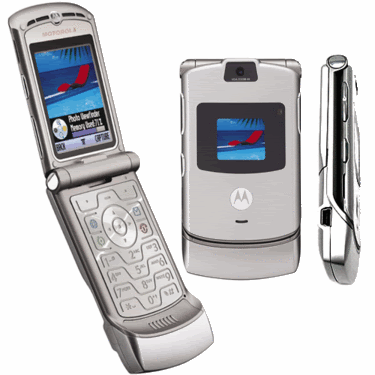 Silver Razr V3