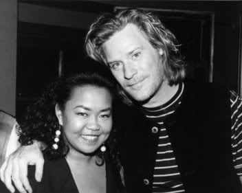 Guess whether it was Celia or Daryl Hall who was blown by a groupie right before this picture was taken.