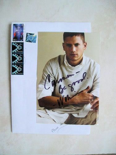 Wentworth Miller fanmail success! - LiveJournal