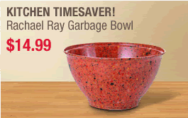 Rachel Ray garbage bowl