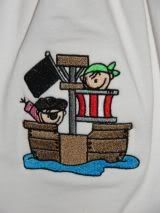 Boy & Girl Pirate custom shirts!