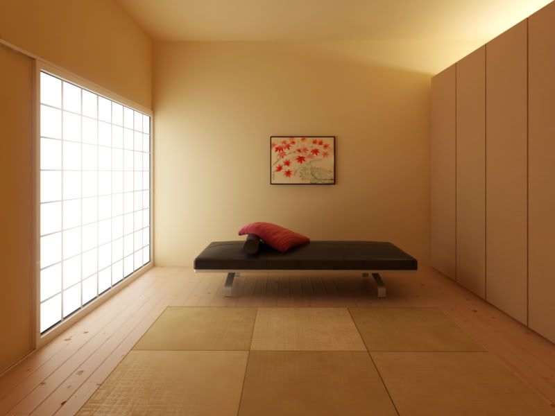 The Hakuei Bedroom in Minimalist Interior Design