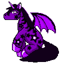 No,3- Purple mane/tail/hoves -Cliff face/cave entrance