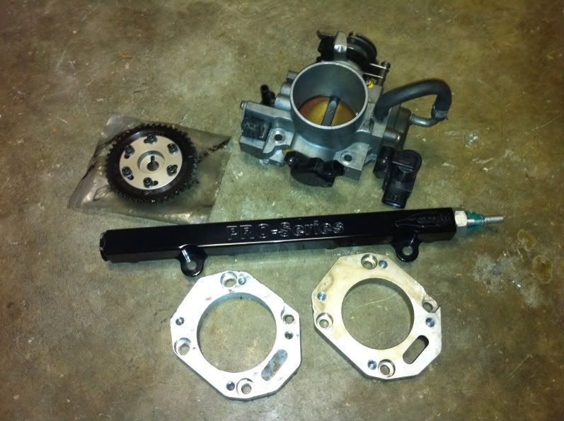 FS S2 Ex Cam Gear, K20a2 TB Complete, BLK Eagle Rail, Kaiten Flywheel