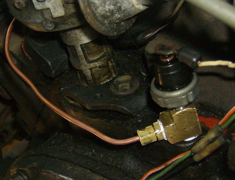 My oil pressure gauge install DodgeTalk Forum