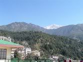 Click to enlarge - The Himalayas & Mcleod Ganj