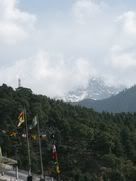 The mountains behind Mcloed Ganj