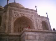 Taj Mahal in Agra city