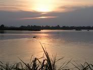  Sun set over the Mekong 