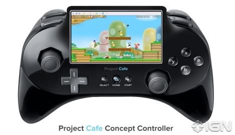 Nintendo Project Cafe controller concept design