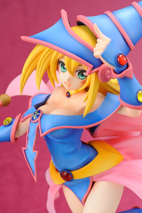 AMAKUNI Yu-Gi-Oh! Duel Monsters Dark Magician Girl pre-painted PVC Statue official image 02