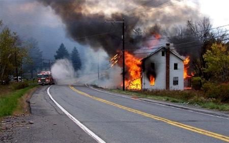 Blakslee fire photo