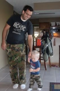 daddy and kasen matching