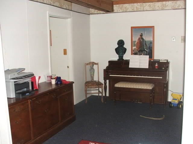 piano &amp; credenza