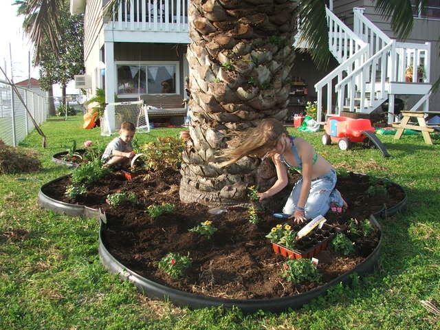 planting the garden