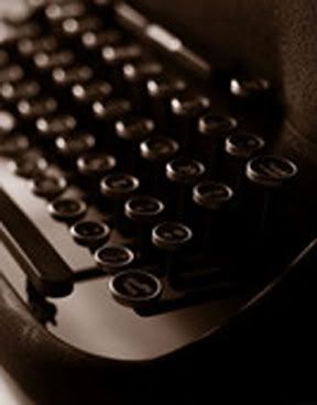 dark typewriter