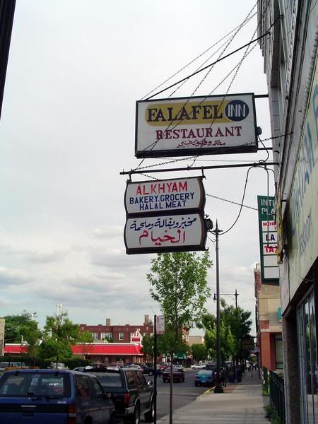 albany park, along kedzie avenue