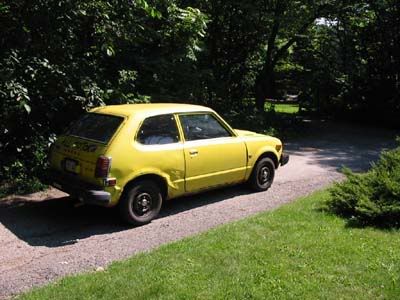 Yellow 1979 Honda Civic 1200