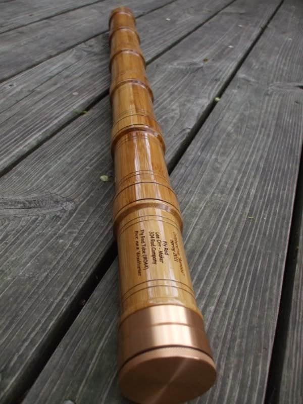 Bamboo rod tube