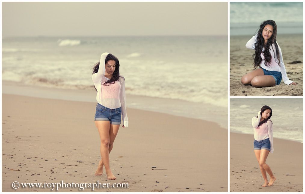 photos at the beach for sweet sixteen
