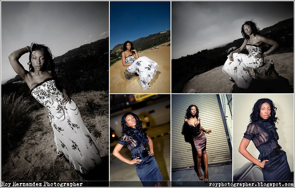 Model Photo Session in Hollywood Hills CA. Roy Photographer