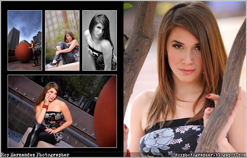 Model Photo Session in Pershing Square Los Angeles CA. Roy Photographer