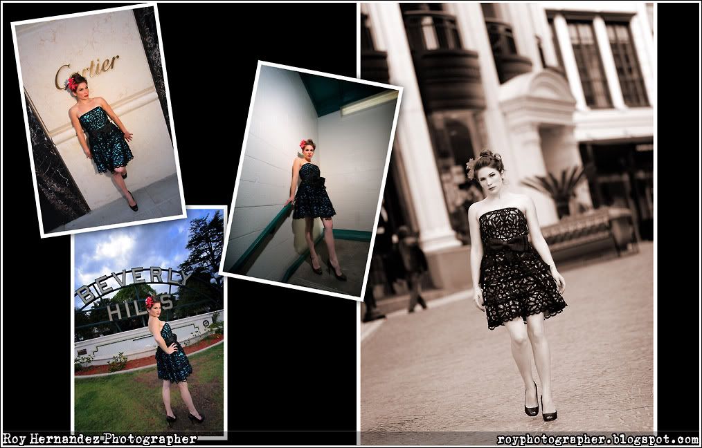 Model Photo Session in Rodeo Drive Beverly Hills CA. Roy Photographer