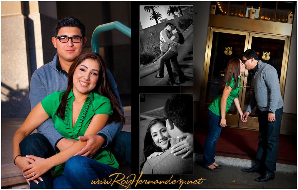 Engagement Shooting in Downtown Los Angeles by Roy hernandez