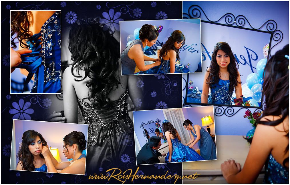 Quinceanera getting ready by Roy Hernandez