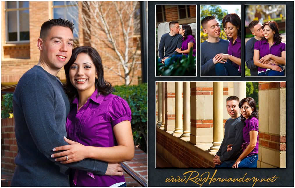 Engagement Session in Downtown UCLA by Roy Photographer