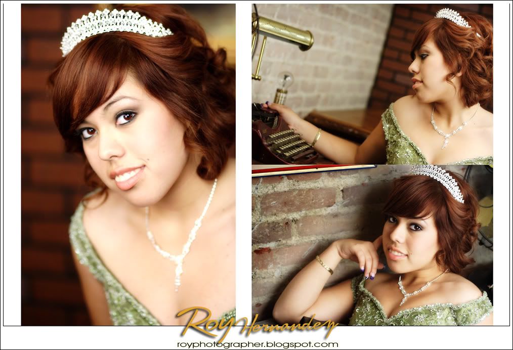 Quinceanera photo session in studio Roy Photographer