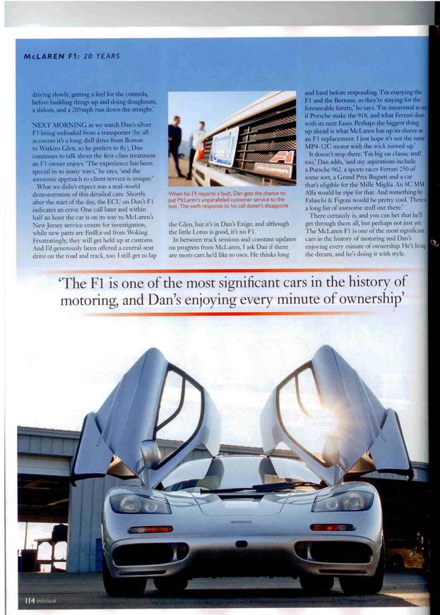 Vwvortex Com Archive Autocar Road Test Of Mclaren F1