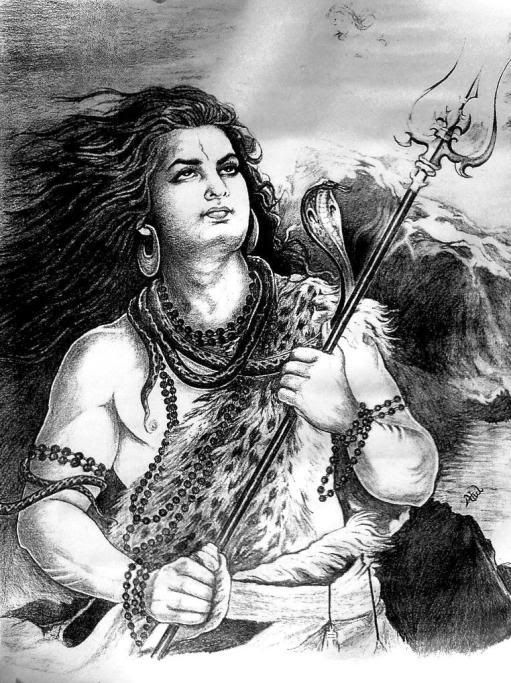 Lord Hanuman Sketch